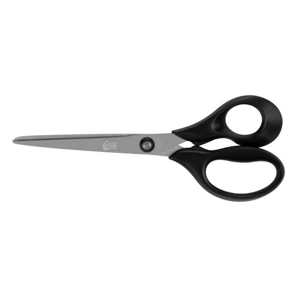 123ink plastic handle scissors, 160mm 82113C 82116C 300955 - 1