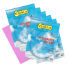 123ink purple A4 matte photo sticker paper (6 x 10-pack) 300346 - 1