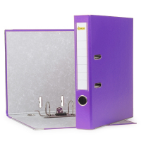 123ink purple A4 plastic lever arch file binder, 50mm 811540C 300515
