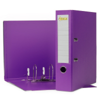 123ink purple A4 plastic lever arch file binder, 80mm 100202167C 811530C 300518