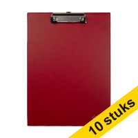123ink red A4 clipboard portrait (10-pack)