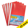 123ink red A4 project folder (25-pack)