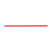 123ink red binding spine, 8mm (100-pack) 303108