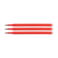 123ink red erasable ballpoint refill (3-pack) 5356063C 300987