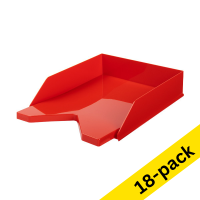 123ink red letter tray (18-pack)  302439