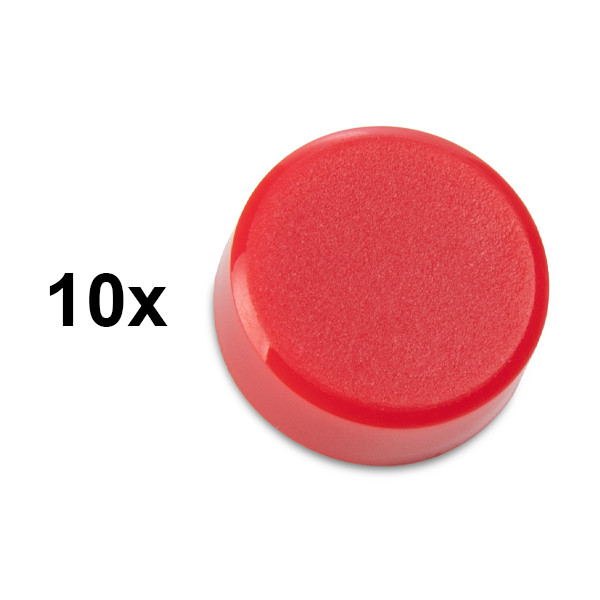 123ink red magnets, 15mm (10-pack) 6161525C 301254 - 1