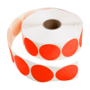 123ink red marking dots Ø 50mm (2,000 labels)