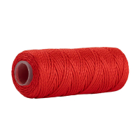 123ink red mason's twine on spool, 1.1mm x 50m 303041