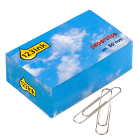 123ink round paperclips 50mm (100-pack) 23130064004 2386-50 K-10050C 300041