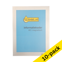 123ink silver A5 magnetic information frame (10-pack) 302749