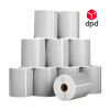 123ink silver DPD shipping labels, 102 x 152mm (10-pack) 653394 - 1