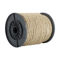 123ink sisal rope on reel, 12mm x 50m 303075