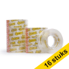123ink standard adhesive tape, 19mm x 33m (16-pack)