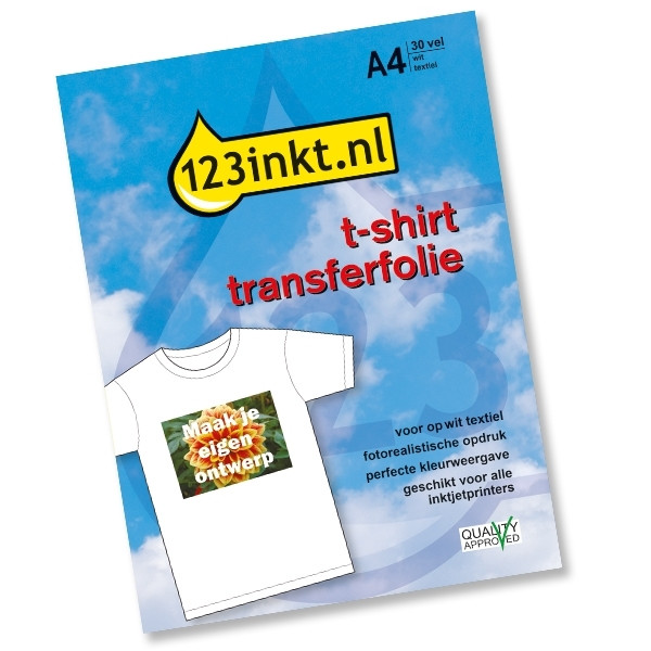 123ink t-shirt transfer paper (6 x 5 sheets) C6050AC 060810 - 1