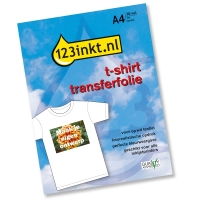 123ink t-shirt transfer paper (6 x 5 sheets) C6050AC 060810