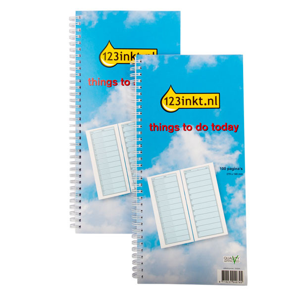 123ink things to do today planner (100 sheets) (5-pack)  300611 - 1