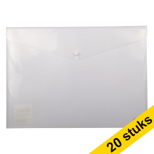 123ink transparent A3 document envelope (20-pack)  301339 - 1