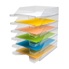 123ink transparent letter tray (6-pack) 52270003C 300280 - 4