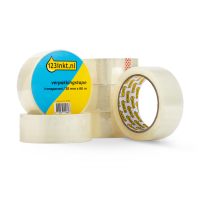 123ink transparent packing tape, 38mm x 66m | 6-pack 301988