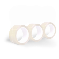 123ink transparent packing tape, 50mm x 66m (3-pack) 57167-00000-05-3C 300340