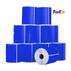 123ink version FedEx blue shipping labels, 102mm x 152mm | 10-pack 653271 - 1