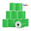 123ink version FedEx green shipping labels, 102mm x 152mm | 10-pack 653270 - 1