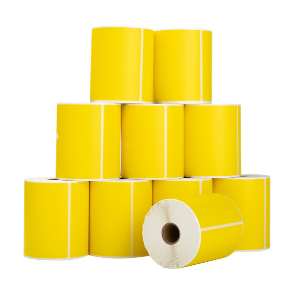 123ink version FedEx yellow shipping labels, 102mm x 152mm (10-pack) 653269 - 3
