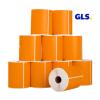 123ink version GLS orange shipping labels, 102mm x 152mm (10-pack) 653208 - 1