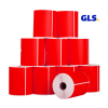 123ink version GLS red shipping labels, 102mm x 152mm (10-pack) 653207 - 1