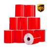 123ink version UPS red shipping labels, 102mm x 152mm | 10-pack 653147 - 1