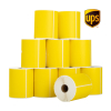 123ink version UPS yellow shipping labels, 102mm x 152mm | 10-pack 653149 - 1