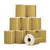 123ink version gold post shipping labels, 102mm x 152mm | 10-pack 653332 - 1