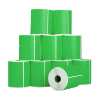 123ink version green post shipping labels, 102mm x 152mm (10-pack) 653330
