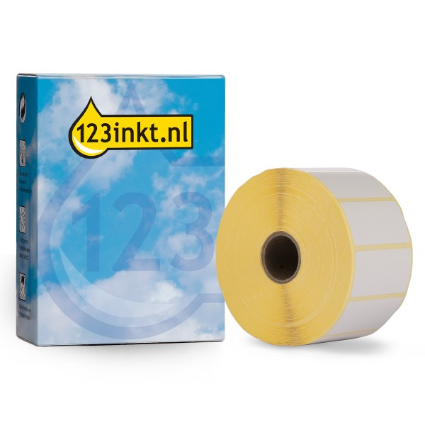 123ink version replaces Brother BDE-1J026051-102 pre-cut labels, 51mm x 26mm BDE-1J026051-102C 080851 - 1