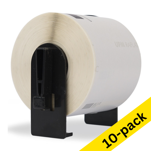 123ink version replaces Brother DK-22205 continuous paper tape | 10-pack 650512 - 1