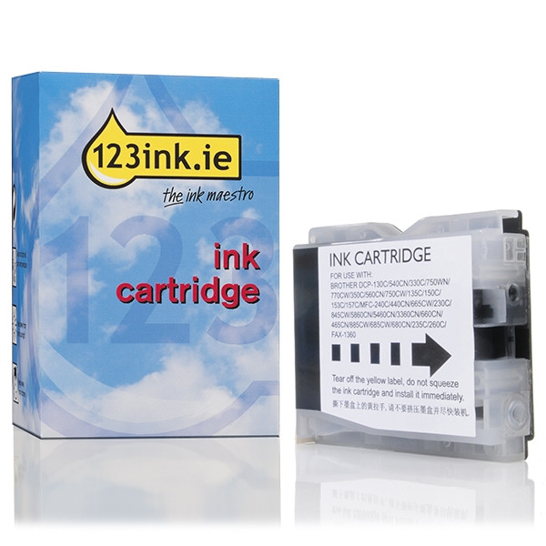 123ink version replaces Brother LC-1000BK black ink cartridge LC1000BKC 028441 - 1