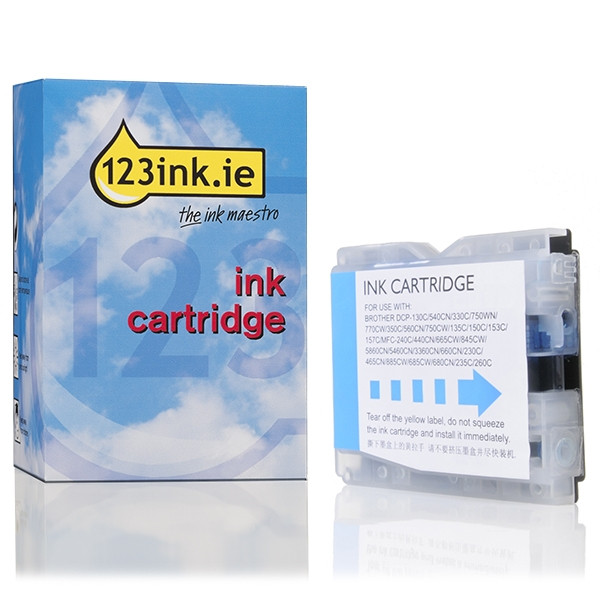 123ink version replaces Brother LC-1000C cyan ink cartridge LC1000CC 028451 - 1