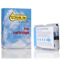 123ink version replaces Brother LC-1000C cyan ink cartridge LC1000CC 028451