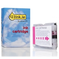 123ink version replaces Brother LC-1000M magenta ink cartridge LC1000MC 028461