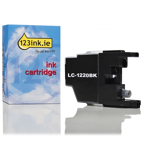 123ink version replaces Brother LC-1220BK black ink cartridge LC1220BKC 029071 - 1