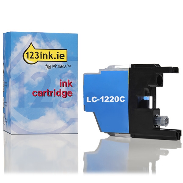 123ink version replaces Brother LC-1220C cyan ink cartridge LC1220CC 029073 - 1