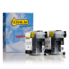 123ink version replaces Brother LC-127XLBKBP2 black ink cartridge 2-pack 132132 - 1