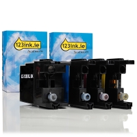 123ink version replaces Brother LC-1280XLVALBP BK/C/M/Y ink cartridge 4-pack  125952