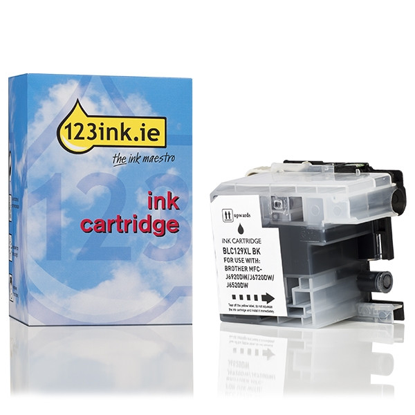 123ink version replaces Brother LC-129XLBK extra high-capacity black ink cartridge 029125 - 1