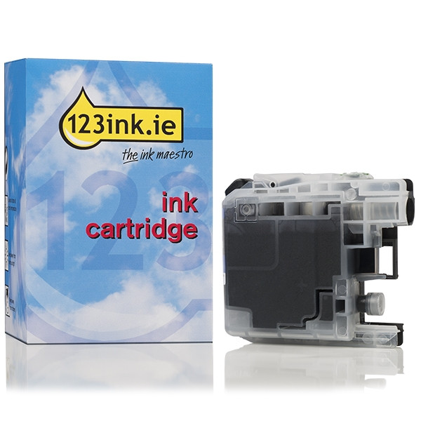 123ink version replaces Brother LC-221BK low capacity black ink cartridge LC221BKC 350036 - 1