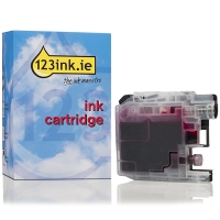 123ink version replaces Brother LC-221M low capacity magenta ink cartridge LC221MC 350038