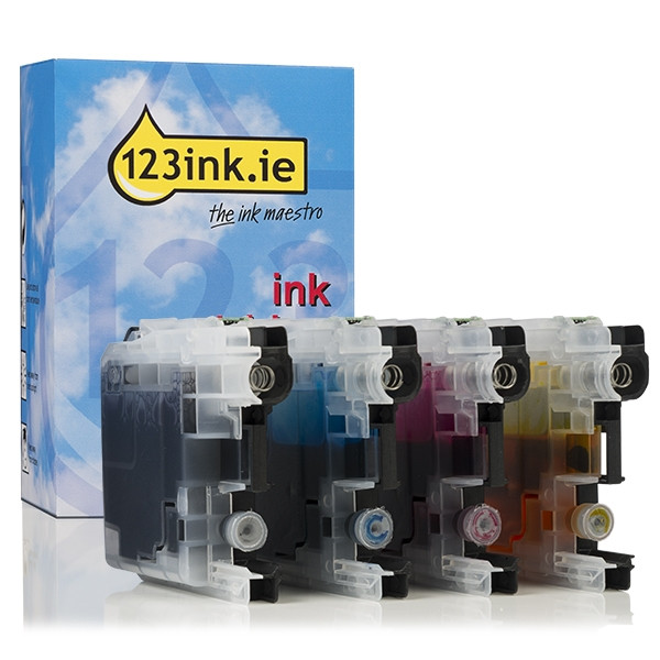 123ink version replaces Brother LC-221VALBP BK/C/M/Y ink cartridge 4-pack LC221VALBPC 127222 - 1