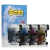 123ink version replaces Brother LC-221VALBP BK/C/M/Y ink cartridge 4-pack
