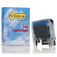 123ink version replaces Brother LC-225XLC high-capacity cyan ink cartridge