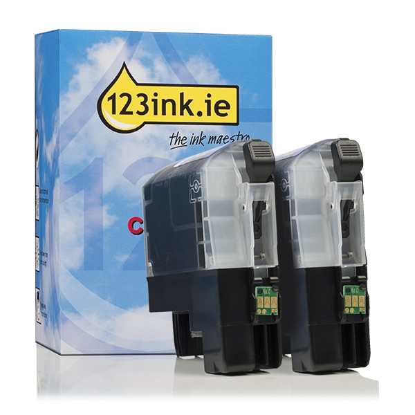 123ink version replaces Brother LC-227XLBK high capacity black ink cartridge 2-pack  127230 - 1